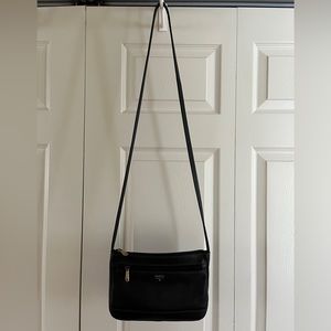 Fossil Black Leather Purse